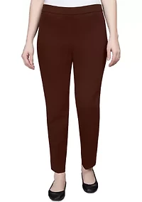 Petite Classic Allure Stretch Pull On Average Pants