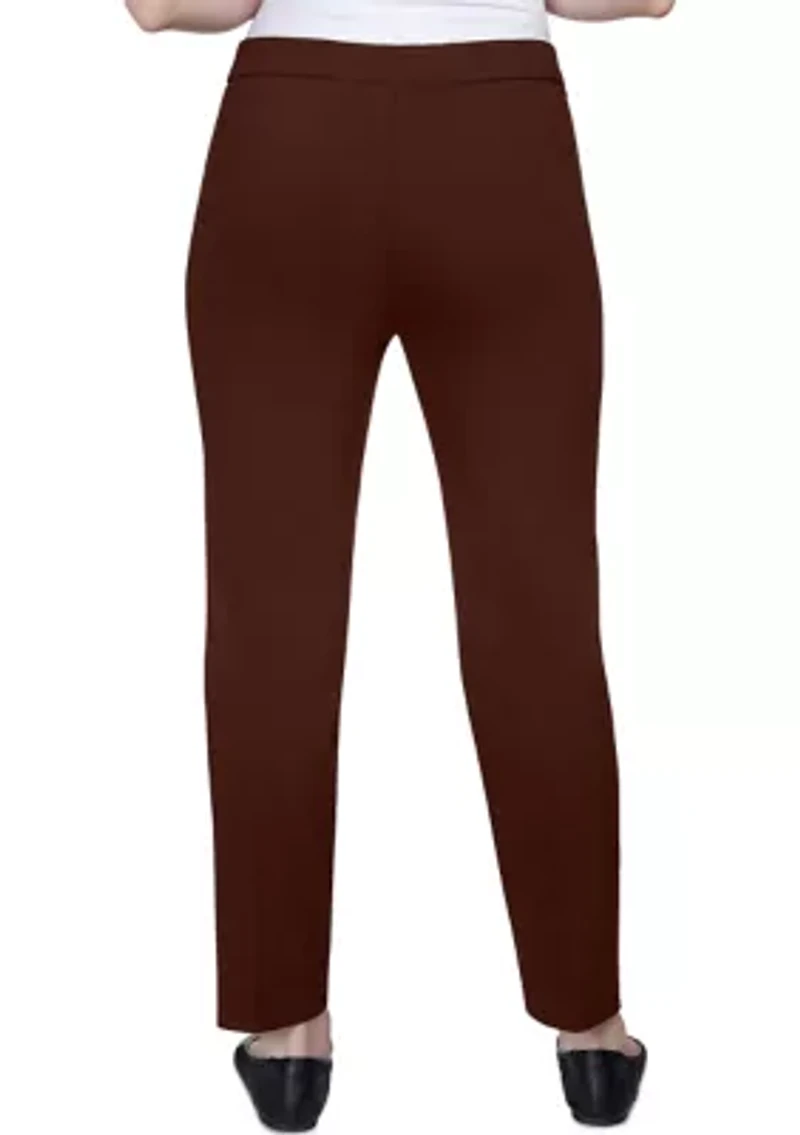 Petite Classic Allure Stretch Pull On Average Pants