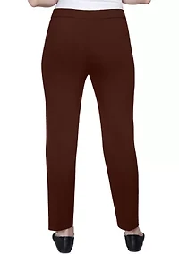 Petite Classic Allure Stretch Pull On Average Pants