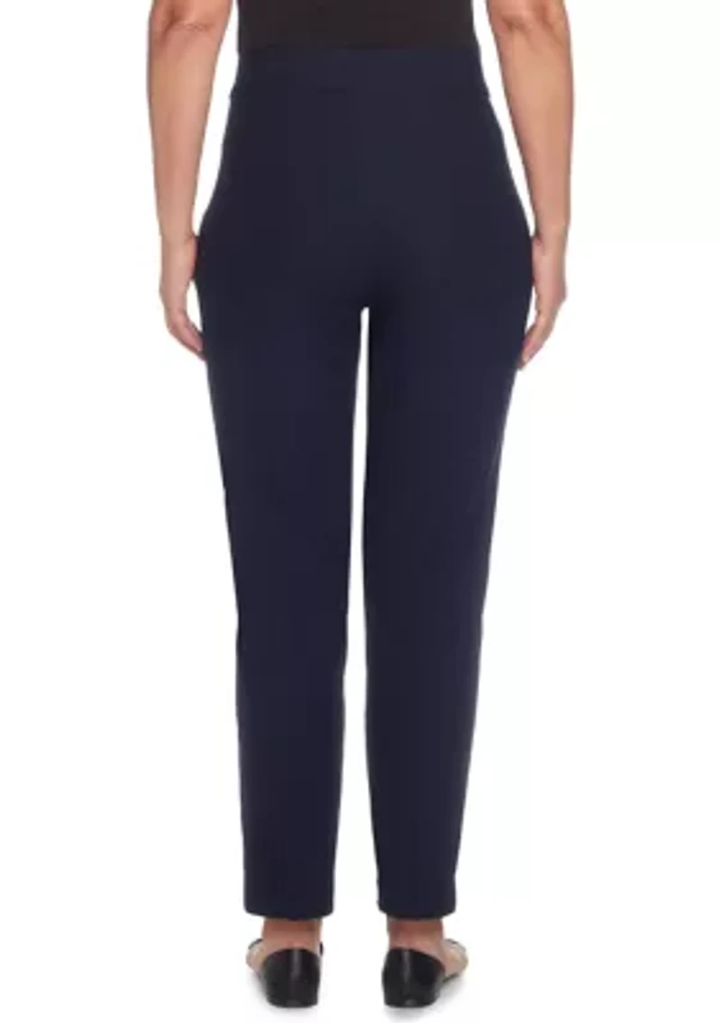 Petite Classic Allure Stretch Pull On Average Pants