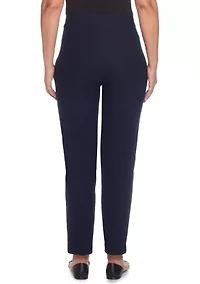 Petite Classic Allure Stretch Pull On Average Pants