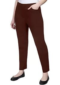 Petite Classic Allure Stretch Pull On Average Pants