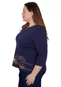 Plus Classics Farmhouse Scenic Top