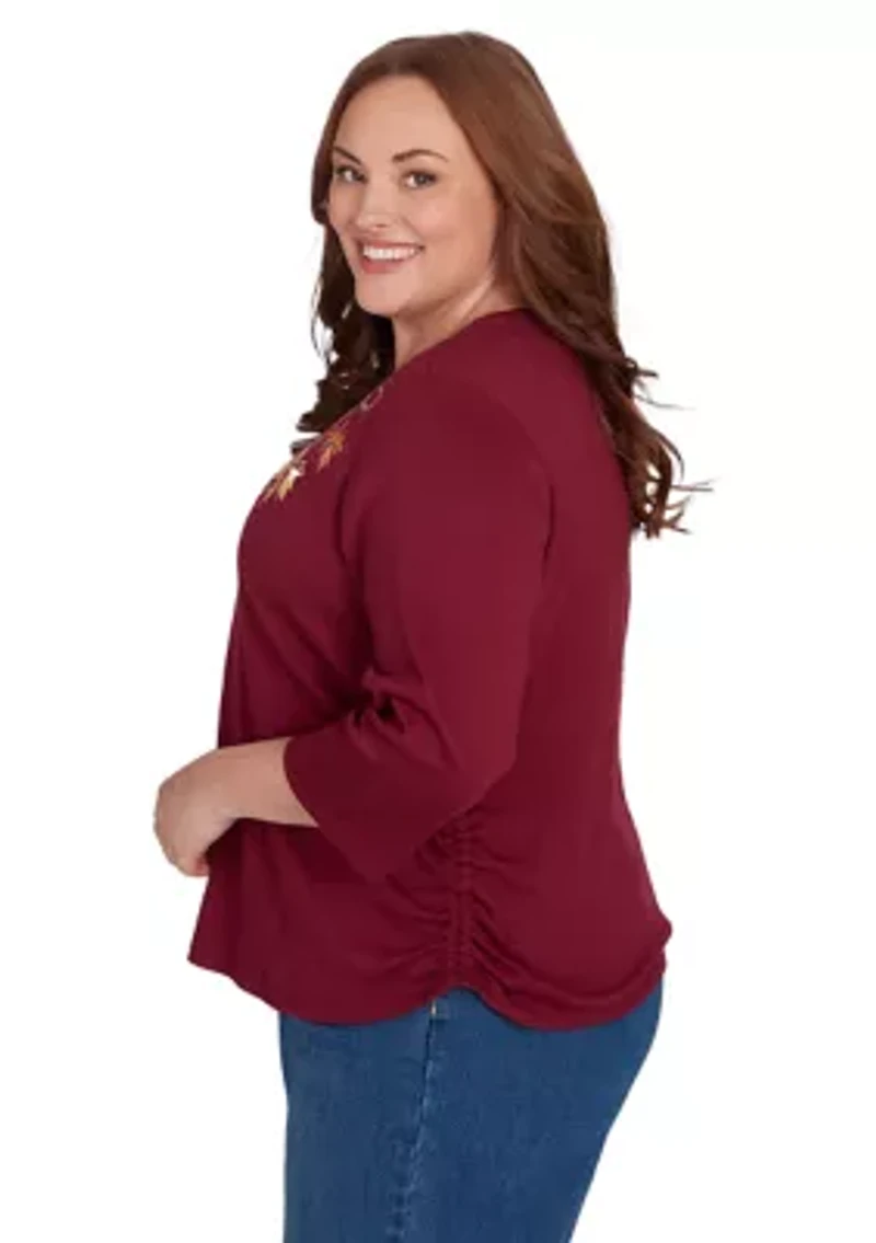 Plus Classics Falling Leaves Top