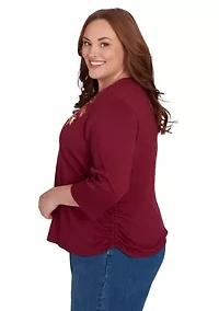 Plus Classics Falling Leaves Top