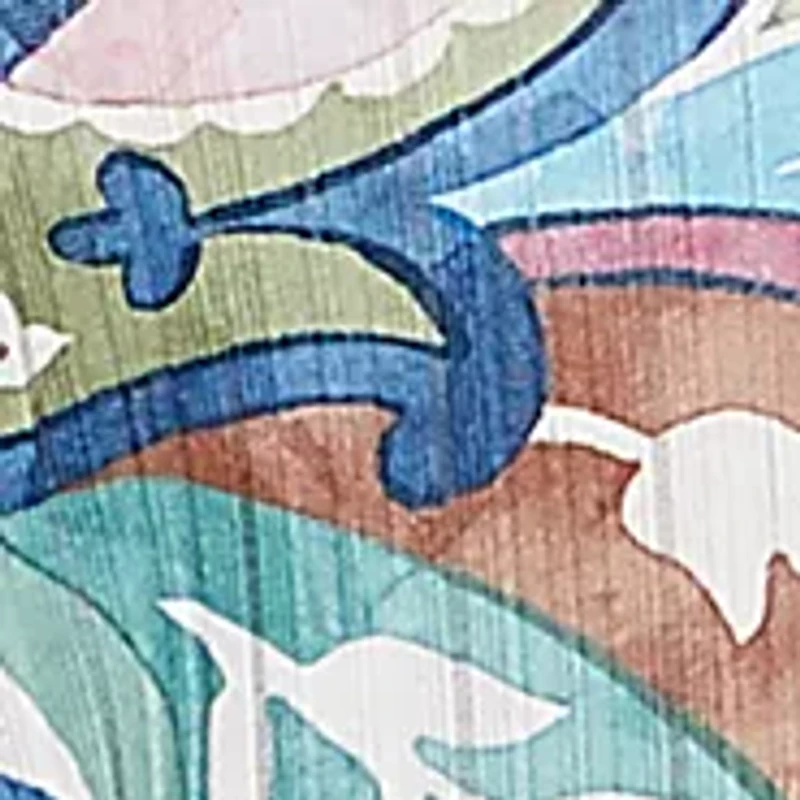 Petite Classics Scroll Multi Colored Top