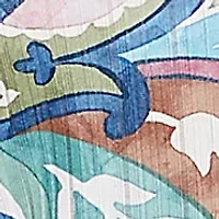 Petite Classics Scroll Multi Colored Top