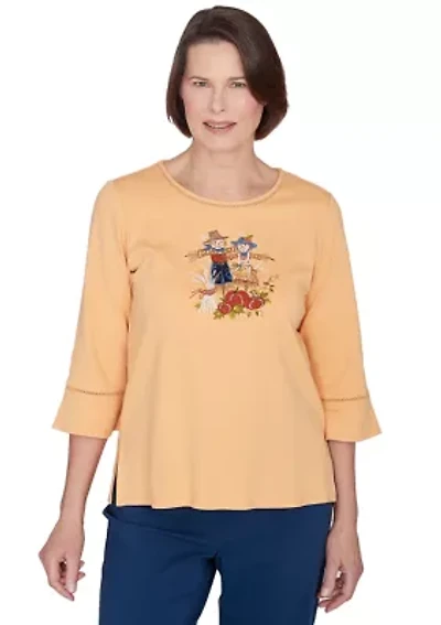 Petite Classics Mr. & Mrs. Scarecrow Top
