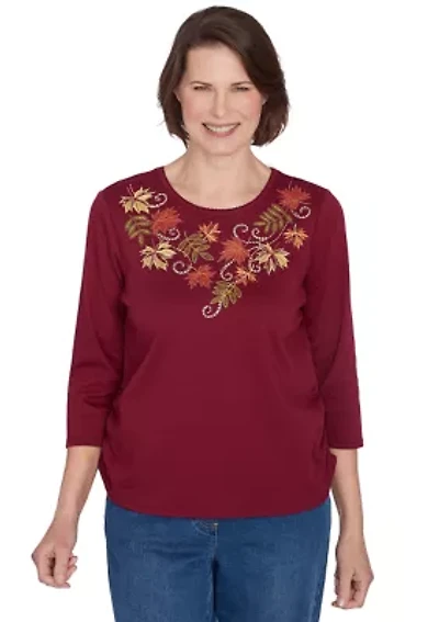 Petite Classics Falling Leaves Top
