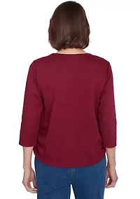 Petite Classics Falling Leaves Top