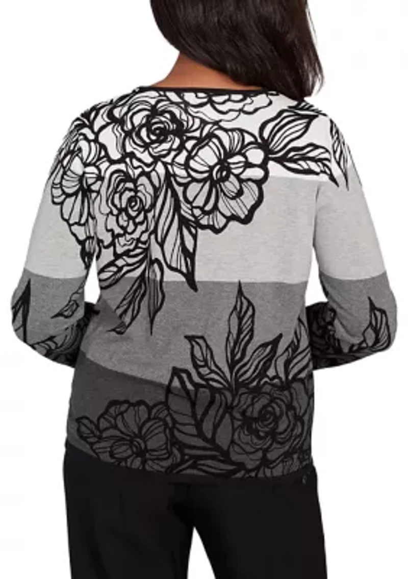 Women's Classics Ombre Floral Top