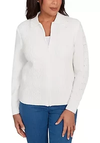 Women's Classics Zip Front Cardigan