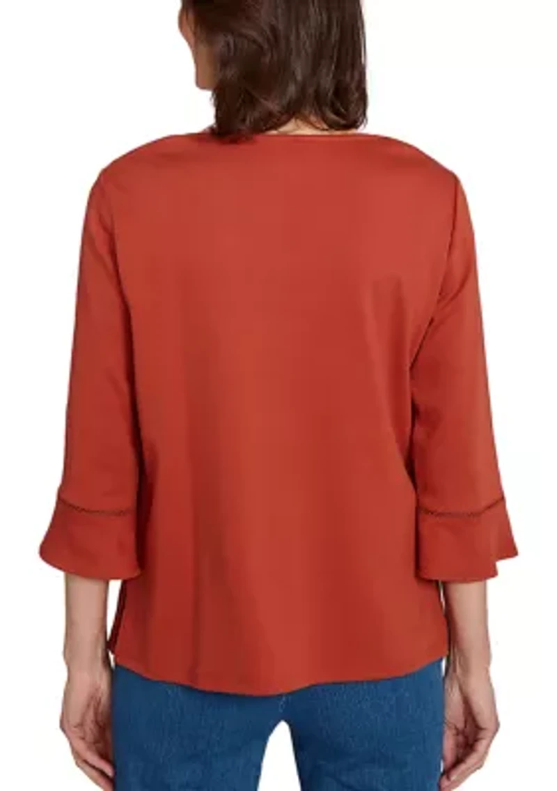 Women's  Classics Tossed Flowers Top