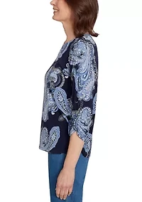 Women's Classics F5 Paisley with Gold Foil Top