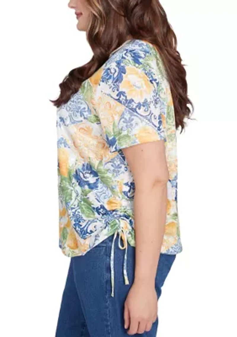 Plus Key Items Lemon Tiles Top