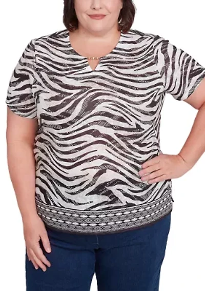 Plus Key Items Animal Border Top