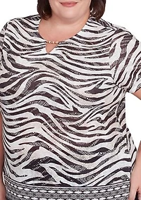 Plus Key Items Animal Border Top