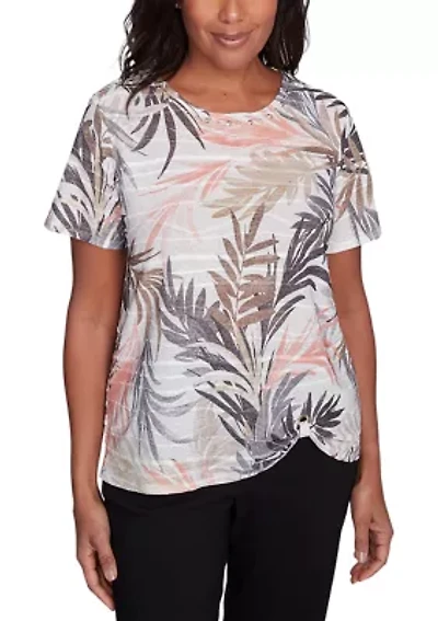 Petite Palm Leaves Top