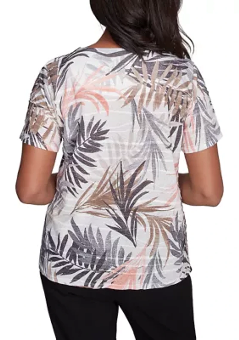Petite Palm Leaves Top