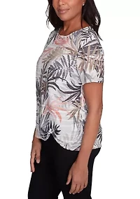 Petite Palm Leaves Top