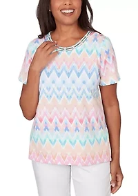 Petite Ki Chevron Top