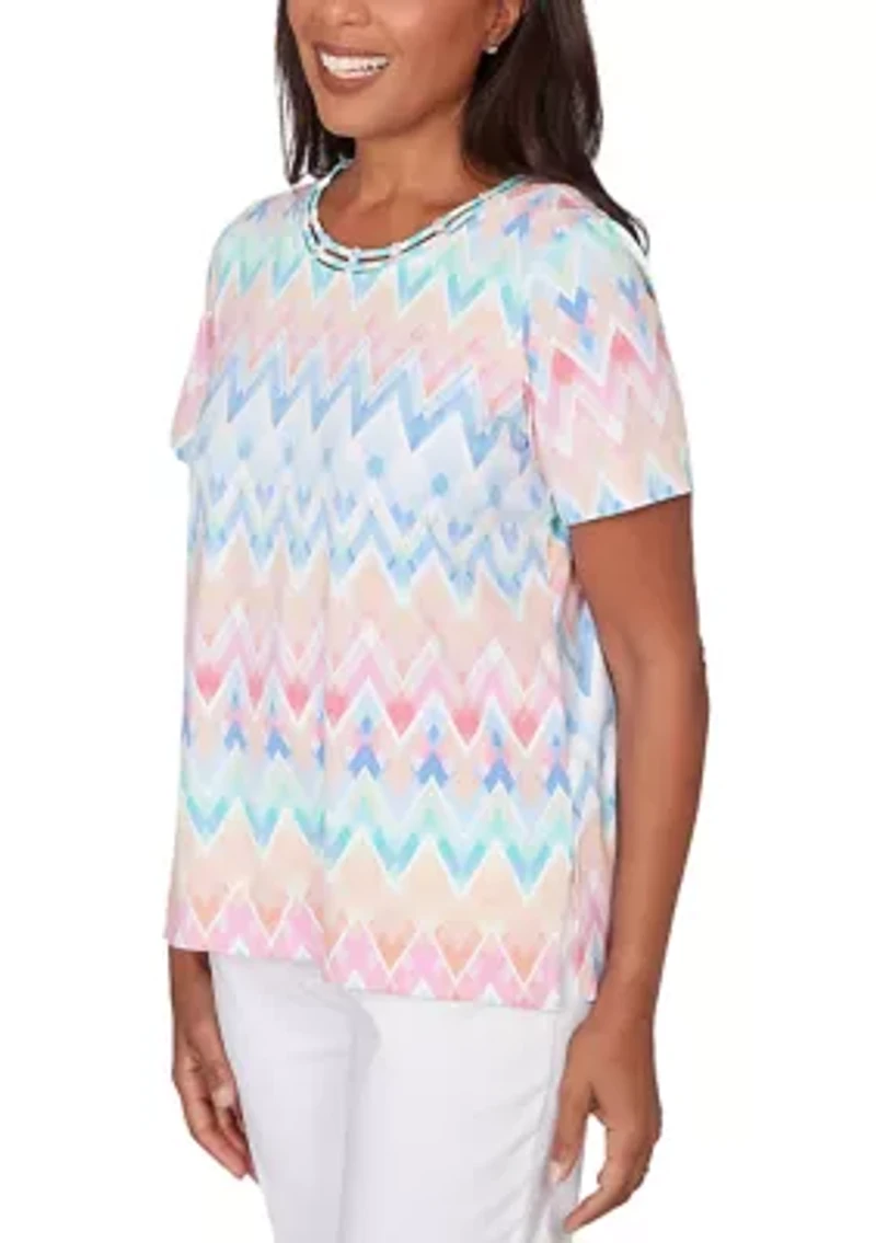 Petite Ki Chevron Top
