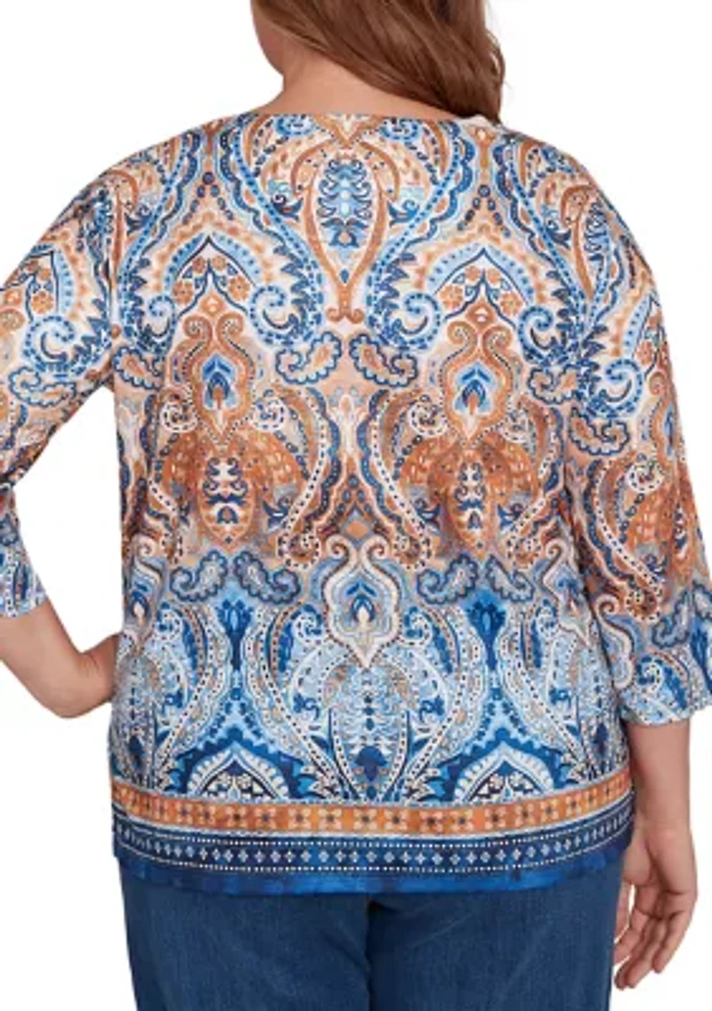 Plus Classics Border Medallion Top