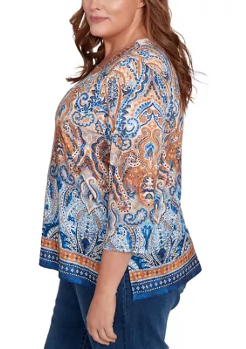 Plus Classics Border Medallion Top