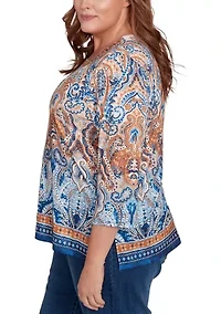 Plus Classics Border Medallion Top