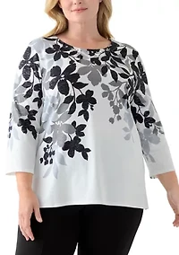 Plus Classics Shadow Leaf Top