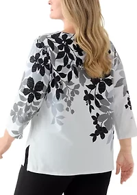 Plus Classics Shadow Leaf Top