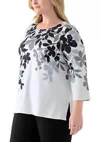 Plus Classics Shadow Leaf Top