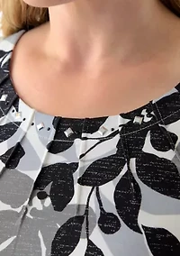 Plus Classics Shadow Leaf Top