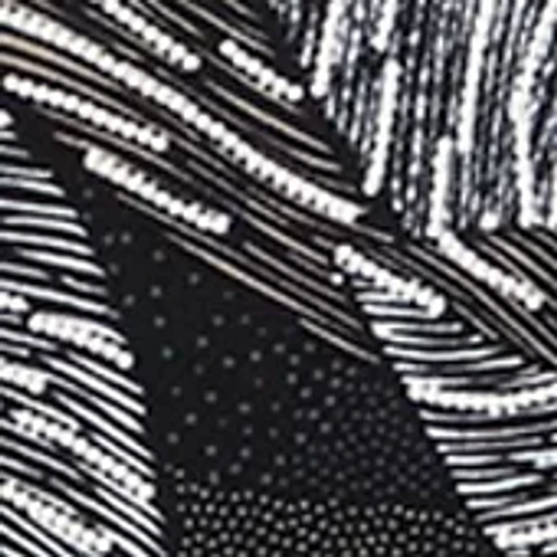 Plus Classics 3/4 Sleeve Puff Print Top