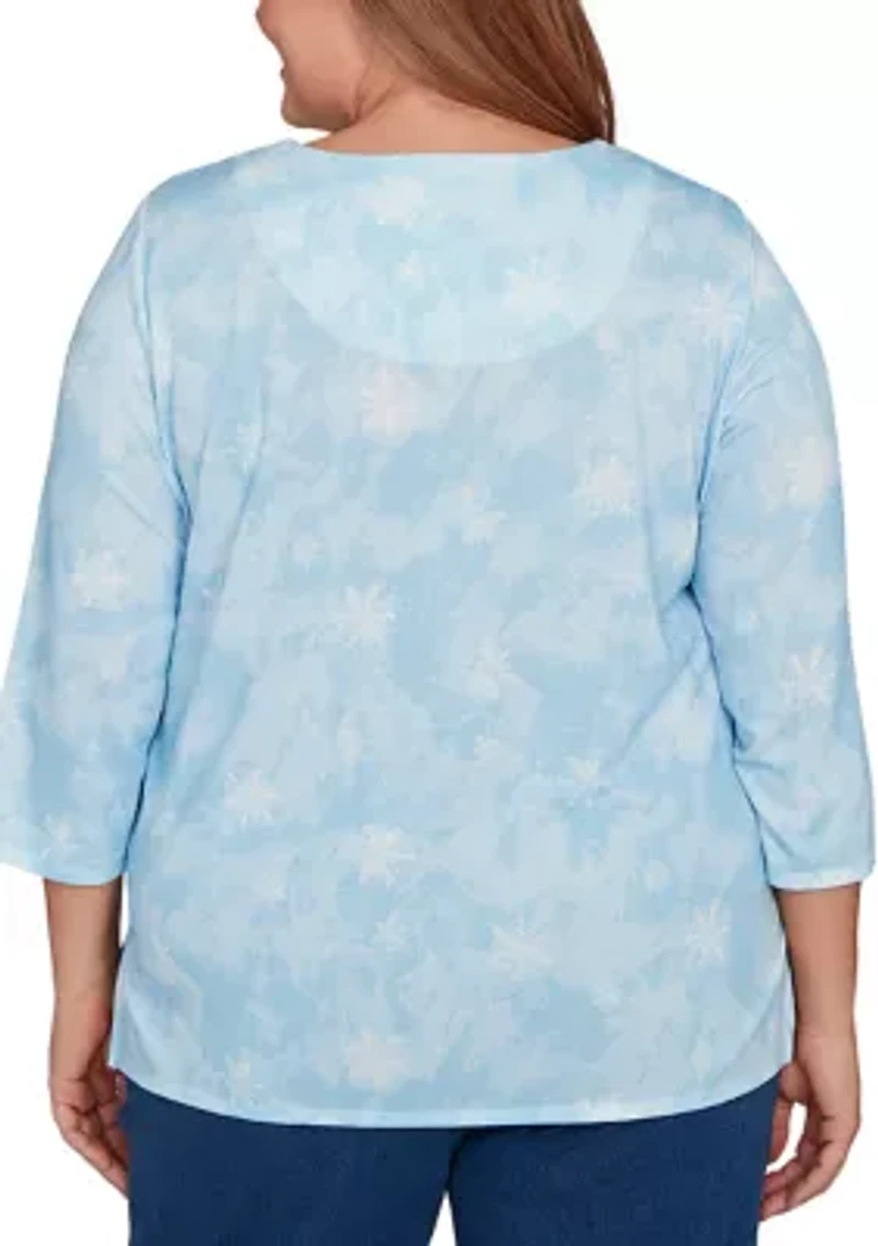 Plus Classics Dog with Earmuffs Top