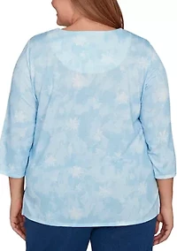 Plus Classics Dog with Earmuffs Top