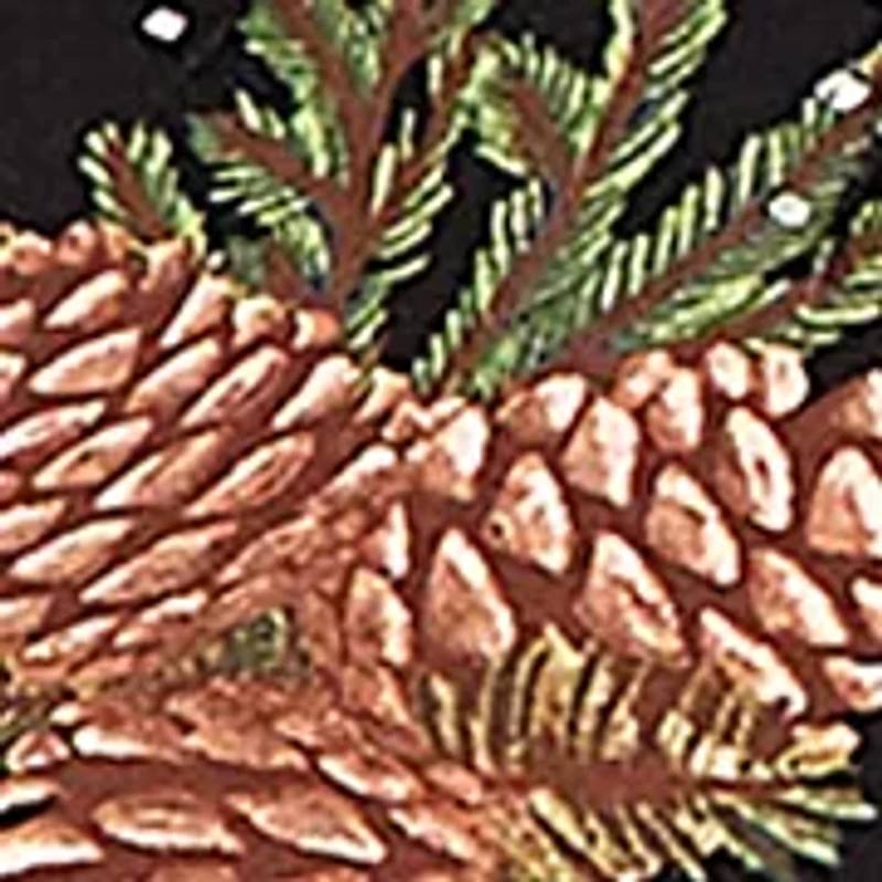 Plus Classics Cardinals & Pinecones Top