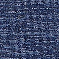 Petite Classics Melange Top  with Necklace