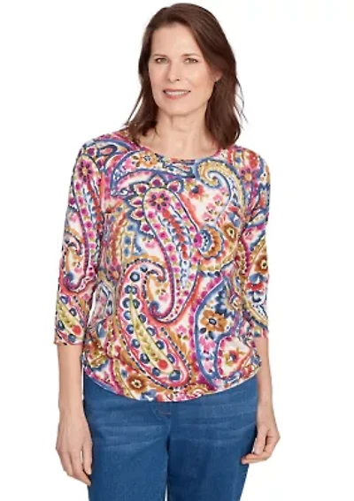 Women's Key Items Paisley Top