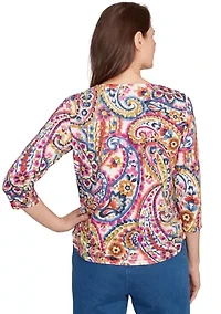 Women's Key Items Paisley Top