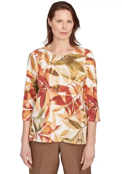 Women's Key Items Leaves Top