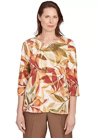 Women's Key Items Leaves Top