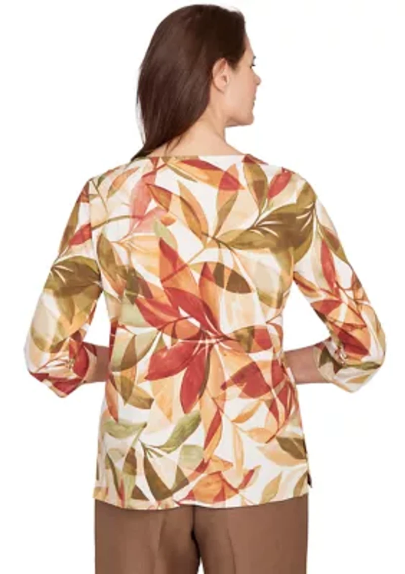 Women's Key Items Leaves Top