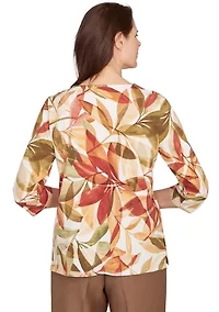 Women's Key Items Leaves Top
