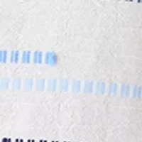 Women's Spliced Stripe Clip Jacquard Top