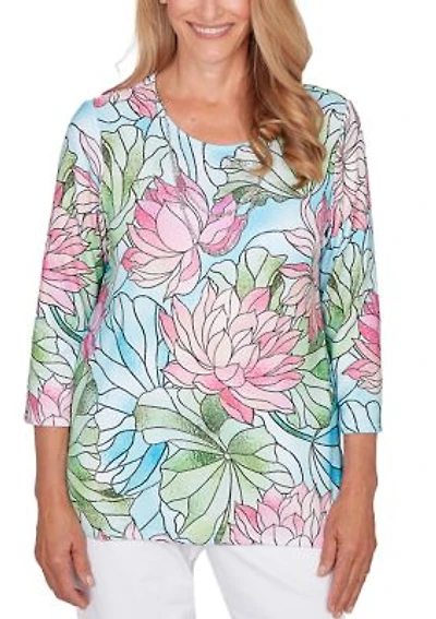 Women's Classics Stained Glass Floral Top