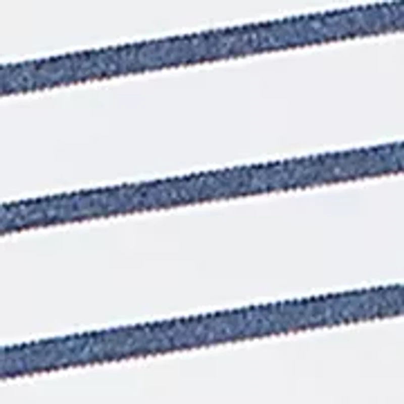 Women's Striped Embroidered Sleeve Top