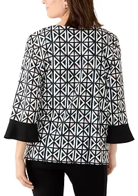 Women's Multi Print Patchwork Top