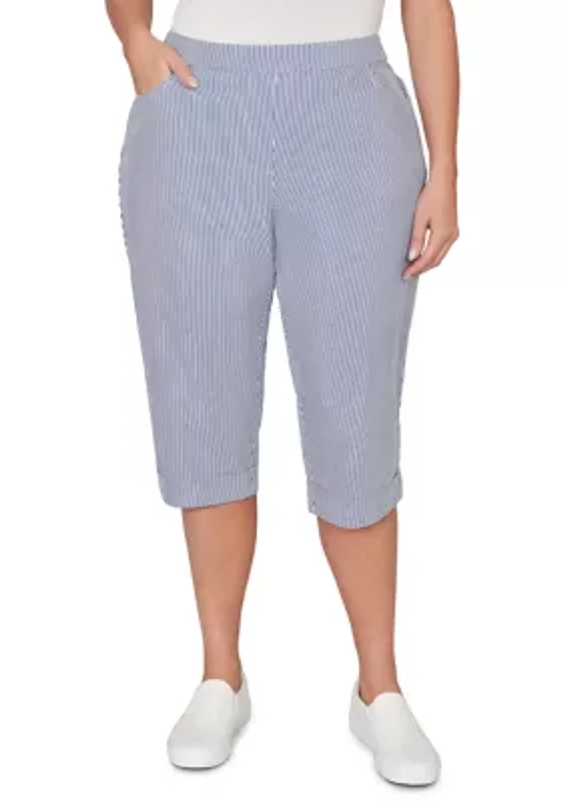 Plus Classics Stripe Clamdigger Pants