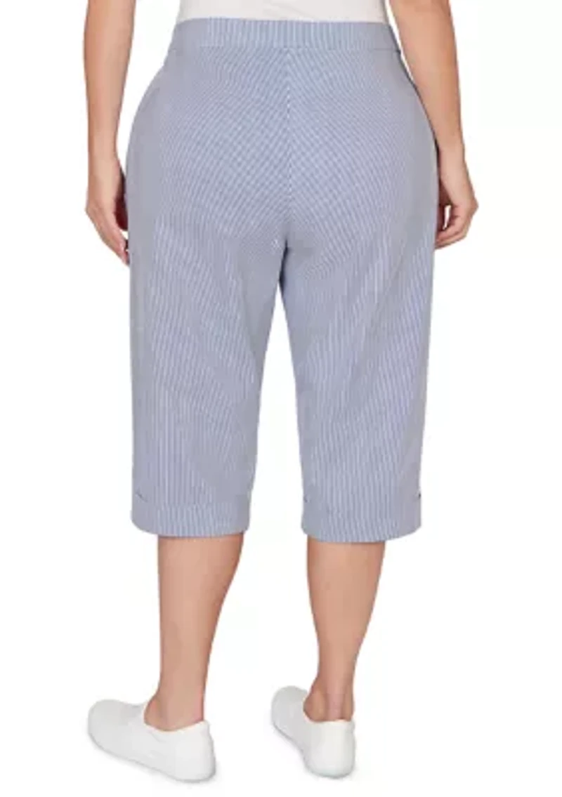Plus Classics Stripe Clamdigger Pants